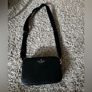 Kate Spade Black Leather Crossbody Bag